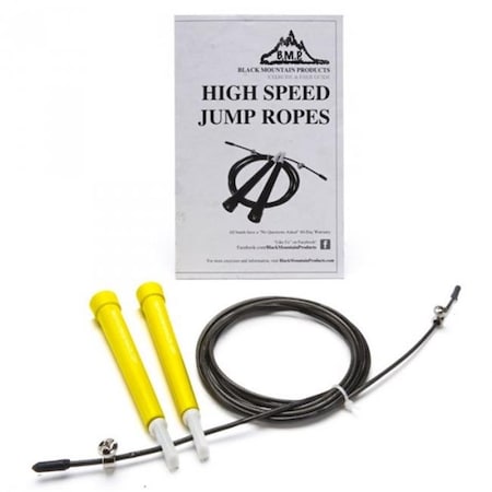 Black Mountain Products Black Mountain Products Speed Rope Yellow Speed Jump Rope Cable; Yellow Speed Rope Yellow